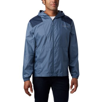 Columbia Flashback Windbreaker, Chamarras Azules Azul Marino Para Hombre | 805963-EDY